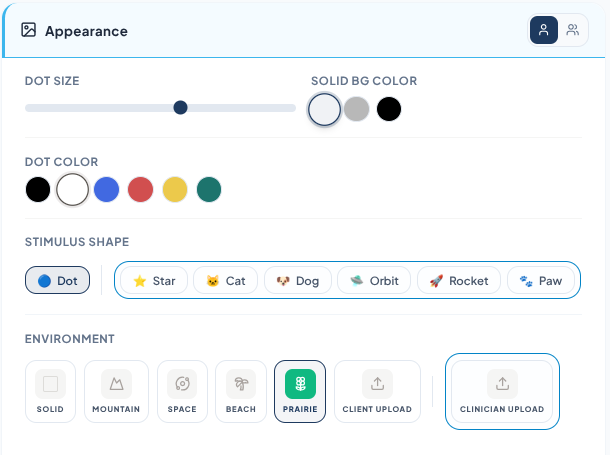 Dynamic Appearance Environment Configuration Tool